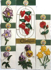 Capiz Shell Suncatcher Lot – 7 NEW in Packages Ready for Resale – Flowers