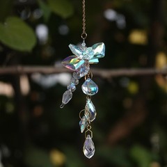 Dragonfly Crystal Sun Catcher for Window Hanging Rainbow Prism Beads Suncatcher