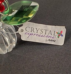 Ganz Crystal Expressions Acrylic Suncatcher Photo Holder Floral Bumblebee