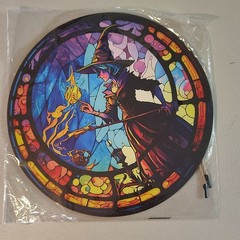 Magic Witch Gothic Multicolor MDF Round Wall Decoration 12×12 in X004J5GP57