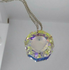 Swarovski Crystal Clear AB 28mm Sunburst 6208 Suncatcher/ Prism/ Ornament; Rare!