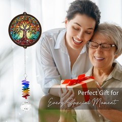 Memorial Suncatcher Tree of Life Sympathy Gift for Loss of Loved One