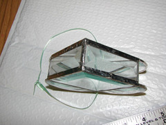 3-D Fillable Bevel Clear Stained-Glass Heart