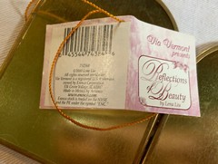 Via Vermont Light Catcher Brass Glass Framed September Blessing