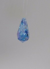 Swarovski Crystal Light Sapphire AB Teardrop Suncatcher/ Prism; Popular Shape!