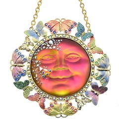 Kirks Folly Fantasia Mystic Fairy Seaview Moon Butterfly Ornament goldtone