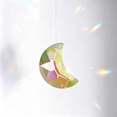 5-Pack 1 Inch Crystal Colorful Garden Suncatchers for Windows [Purple]