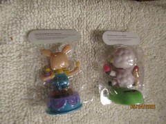 Solar Powered Dancing Bobblehead Toy Dancing Lamb & Bunny Set NEW NIP