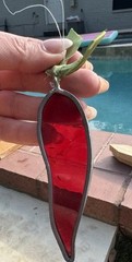 Vintage Stained Glass Suncatcher Lot Of 7