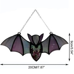 Colorful Acrylic Bat Decoration Window Hanging Suncatcher Stunning Hanging