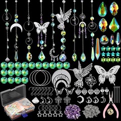 400 pcs DIY Suncatchers Making Supplies Kit Art and Crafts for Adults Hanging…