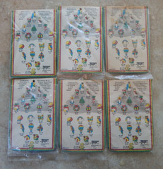 VTG New Accento Craft Inc. Stain-A-Frame Lot of 6 Christmas Holidays Winter