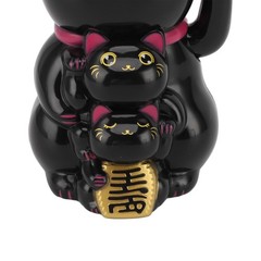 Solar Powered Lucky Cat Smiling Ornament For Home And Car Excellent
