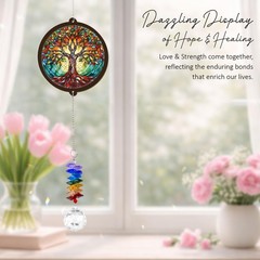 Memorial Suncatcher Tree of Life Sympathy Gift for Loss of Loved One
