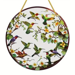 Colorful Acrylic Flower Branch Sun Catchers for Home Decor and Gifts 7.8 in