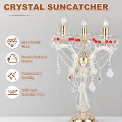 50PCS Crystal Prisms 2 Hole 14mm [Red] for Brand