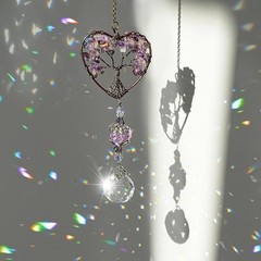Sparkling K9 Crystal Tree of Life Sun Catcher for Home Décor & Gift – 16.3 in