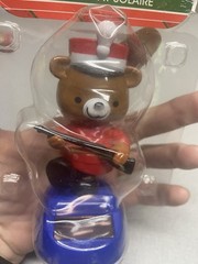 Solar-Powered Dancing Bear Toy Soldier