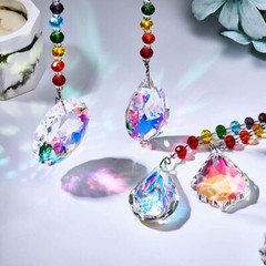 4 pcs Crystal Garden Window Outdoor Suncatcher Butterfly Pendants Rainbow Maker