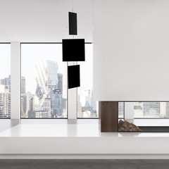MODcast Art Mobiles + Dividers Black | Sultry. Elegant. Minimalist. Modern.
