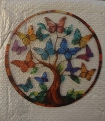 Butterfly Window Art
