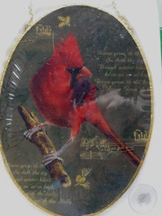 Vintage Global Innovations Cardinal Winter Song Suncatcher NIB with Wrapping