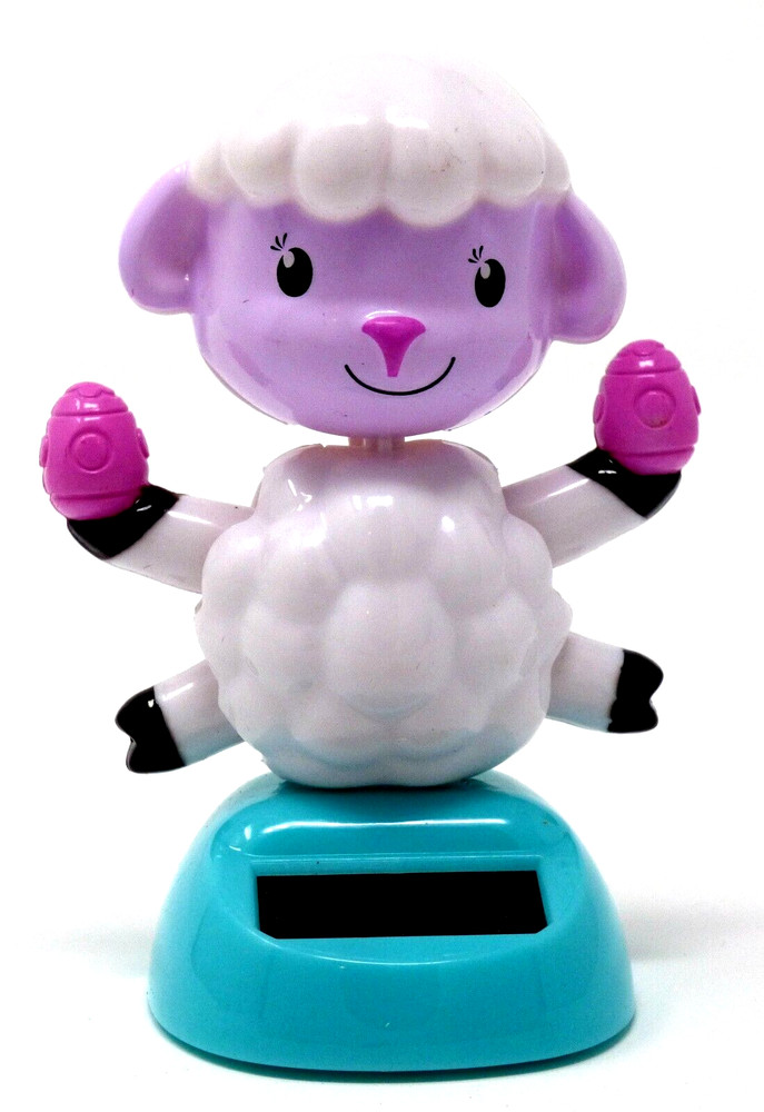 New Solar Powered Dancing Easter Lamb and Eggs