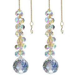 suncatchers for Windows Hanging Prism, 40mm auraro Crystal Suncatcher with Cr…