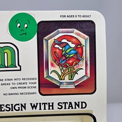 VINTAGE 1992 PRISM SCENE CRYSTAL SUN CATCHER KIT YOU CAN PAINT FLOWERS NEW