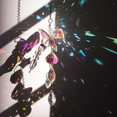 Dragonfly Crystal Sun Catcher for Window Hanging Rainbow Prism Beads Suncatcher