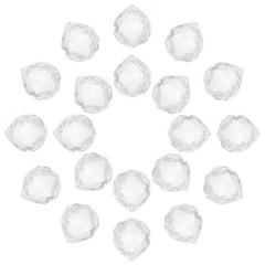 20Pcs Crystal Ball Prism 20mm/0.8″ Decorative Ball Suncatcher Beads Clear