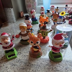 Lot of 30 Solar Dancers Toys Decorations Collectibles – Christmas Halloween