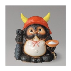 Shigaraki ware 560-03 Kibikido Ki Tanuki (Red) From Japan