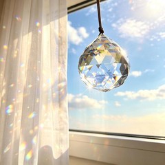 Exquisite DIY Crystal Ball Prism 50mm Suncatcher | Perfect Gift & Home Accent