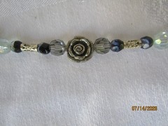 Handmade Crystal & Beads Suncatcher Prismatic Colors 10 Inches
