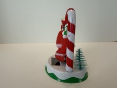 Solar Dancer Shaker Santa Clause Swinging On Candy Canes (2015)