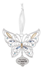 Ganz Springtime Blessing Butterfly Suncatcher “You mean the World to me “