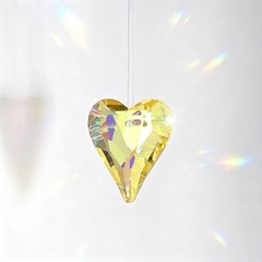 10-Pack 1.1 Inch Crystal Colorful Garden Suncatchers for Windows [Gold]