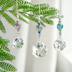 Versatile Crystal Prism Balls for Celebrations and Home Decor, 3 Count