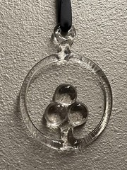 Bertil Vallien Kosta Boda Window Rare 70’s Glass TREE Suncatcher Sweden
