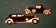 Lot of 2 – Vintage Antique Cars Suncatchers
