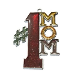 Vintage 1980s Suncatcher #1 Mom 4” Gift For Mother To Show Love Retro