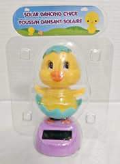 Solar Powered Dancing Toy New – Easter – Chick In Blue Easter Egg