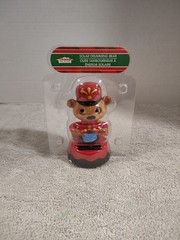NEW Solar Powered Drumming Bear Bobble Head Toy