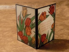 1981 Yorkraft Inc. A Mother Is Loved In A Special.. Double Pane Glass Suncatcher