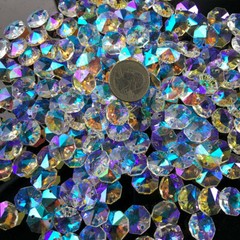 10-100Pc US AB Rainbow CRYSTAL Lamp Prisms Chandelier Hanging Pendant SUNCATCHER