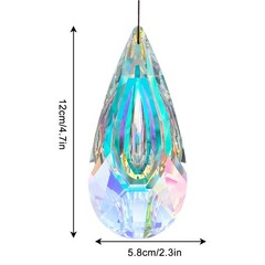 Sun Catchers Indoor Window AB-Color Crystal Ball Prism Rainbow Maker with Rope