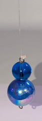 Dragonfly Stained Glass hanging 3D Art Soldered Hinged Wings 14″ Span Blue Green