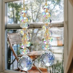 suncatchers for Windows Hanging Prism, 40mm auraro Crystal Suncatcher with Cr…