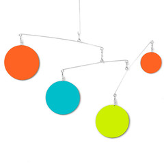 Palm Springs Atomic Mobile – DIY Colorful Home Decor – Modernism MCM Retro Style